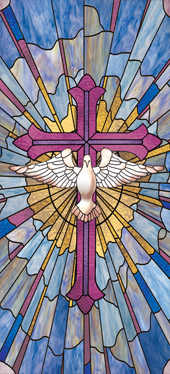 Decorative stained glass church window film decals designs IN28