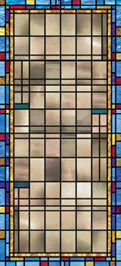 decorative stained glass wallpaper film for church windows