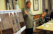 Image Title church stained glass window film fundraising
