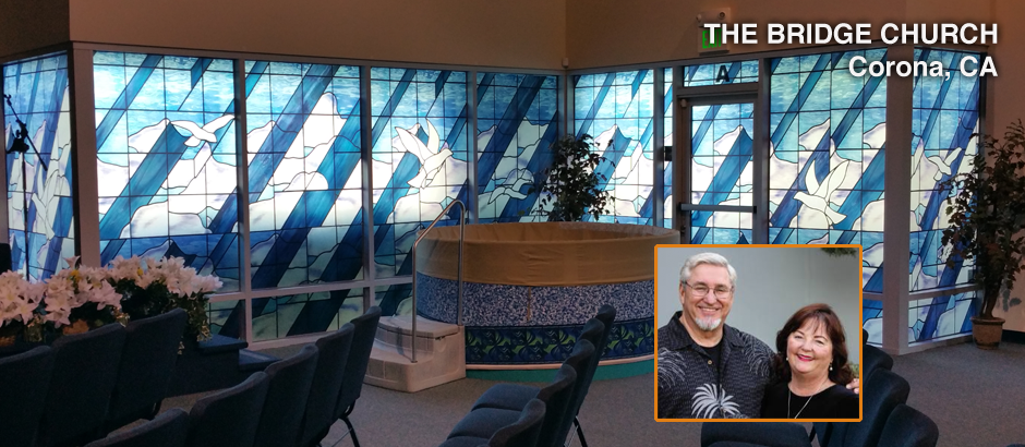 Church Window Film Decorative Stained Glass Window Film